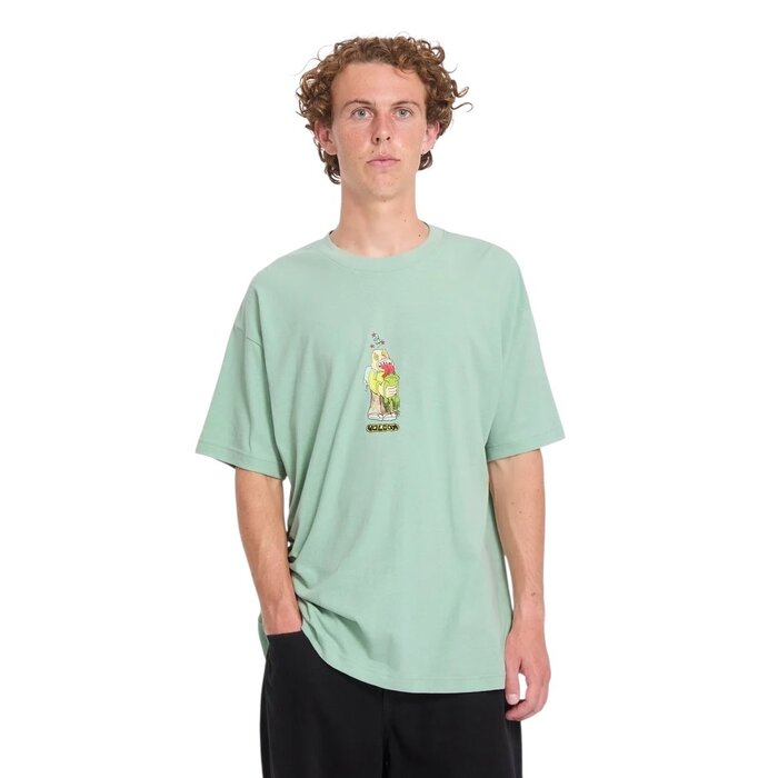 Volcom Acid Frog LSE S/S T-Shirt - Ice Green