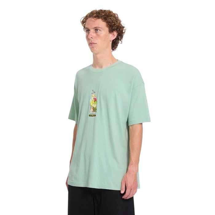 Volcom Acid Frog LSE S/S T-Shirt - Ice Green