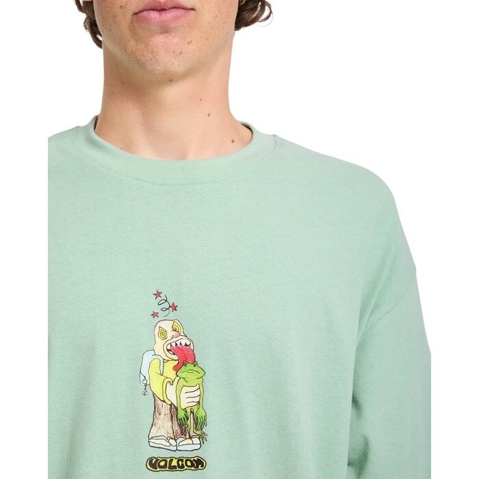 Volcom Acid Frog LSE S/S T-Shirt - Ice Green