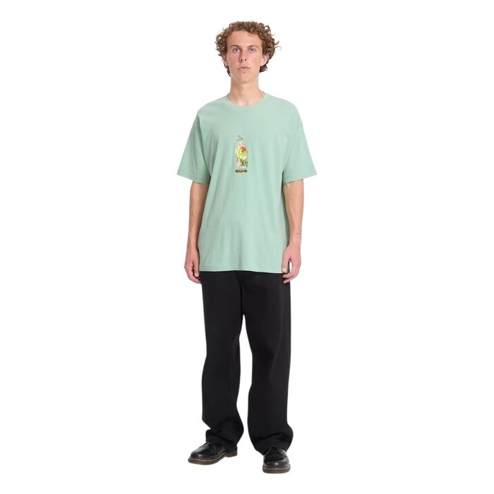 Volcom Acid Frog LSE S/S T-Shirt - Ice Green