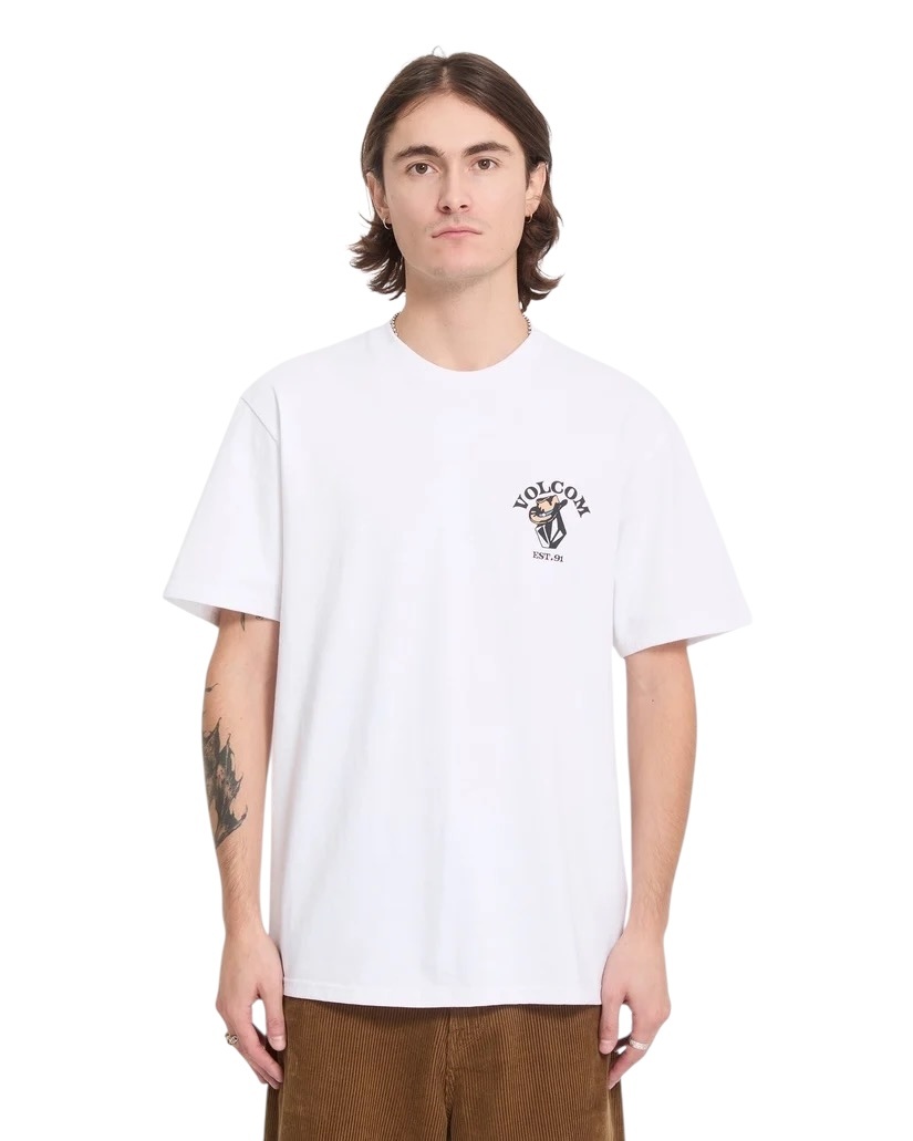Volcom Bad Luck S/S T-Shirt - White
