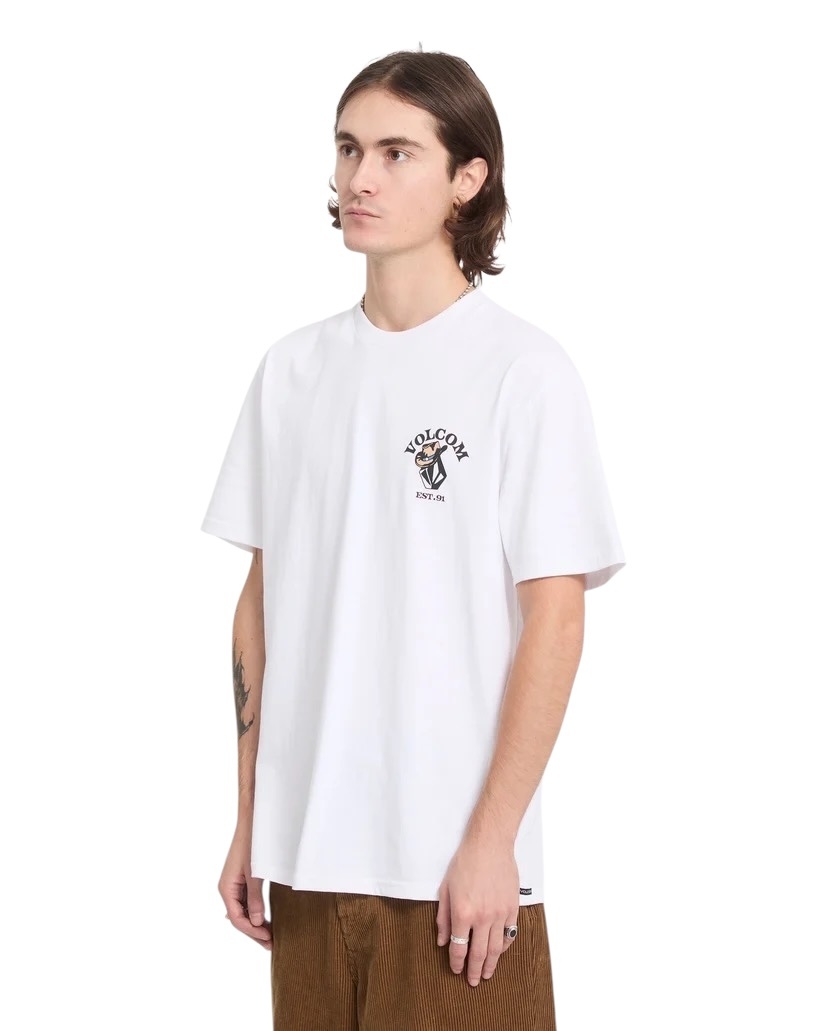 Volcom Bad Luck S/S T-Shirt - White