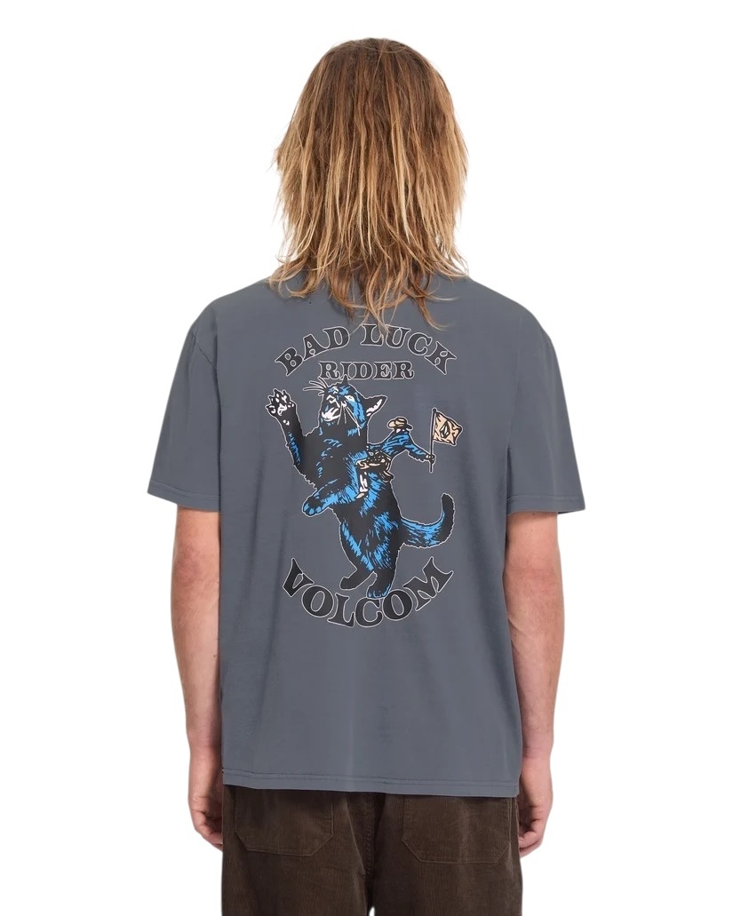 Volcom Bad Luck S/S T-shirt - Storm Blue