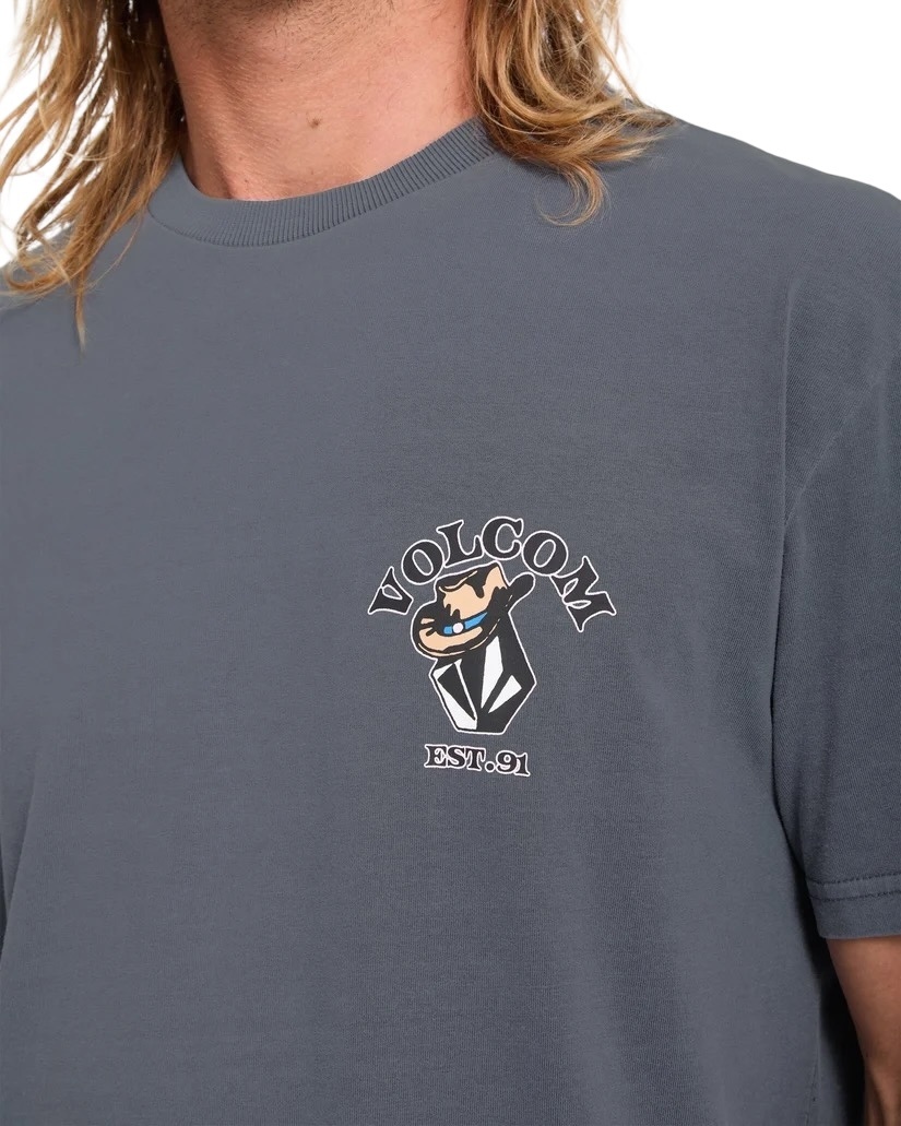Volcom Bad Luck S/S T-shirt - Storm Blue