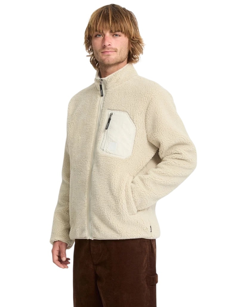 Volcom Muzzer Fuzzar Zip - Stone