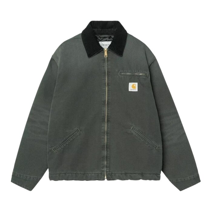 Carhartt WIP OG Detroit Jacket - Raven/Black (Stone Canvas)