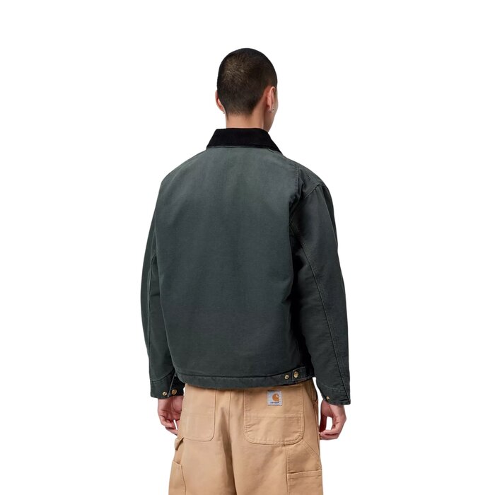 Carhartt WIP OG Detroit Jacket - Raven/Black (Stone Canvas)