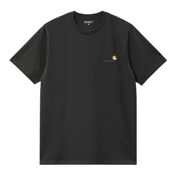 Carhartt WIP S/S American Script T-Shirt - Raven