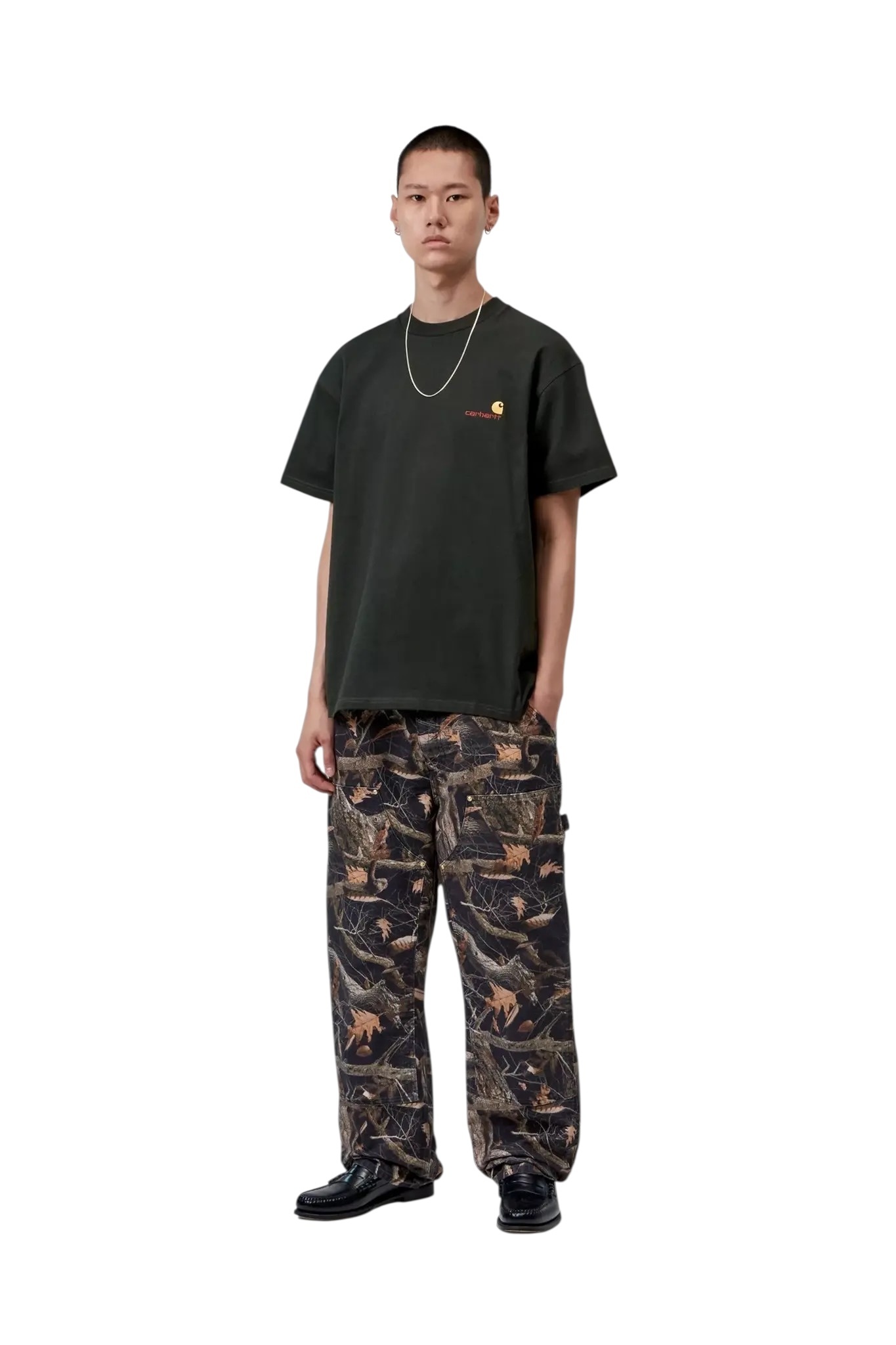 Carhartt WIP S/S American Script T-Shirt - Raven