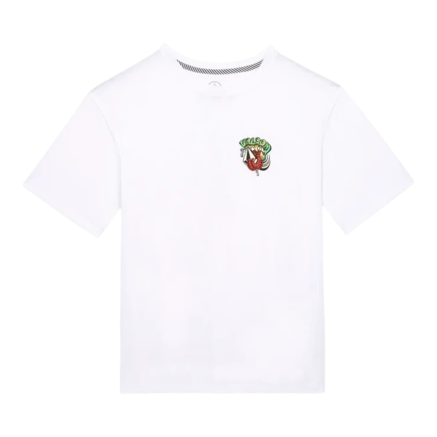 Volcom Snaky S/S T-Shirt (Youth) - White