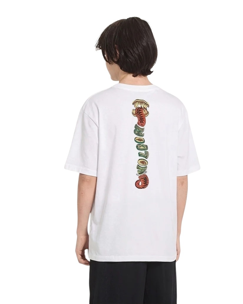 Volcom Snaky S/S T-Shirt (Youth) - White