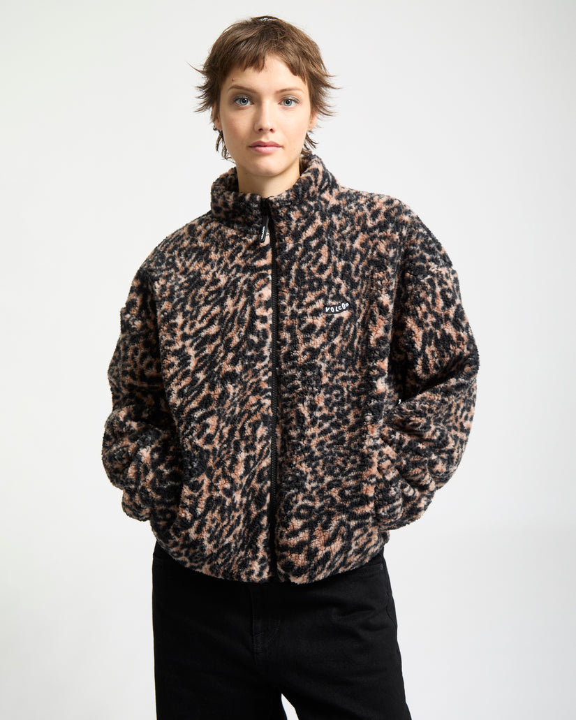 Volcom Wylding Out Sherpa - Animal Print