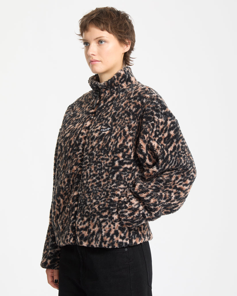 Volcom Wylding Out Sherpa - Animal Print
