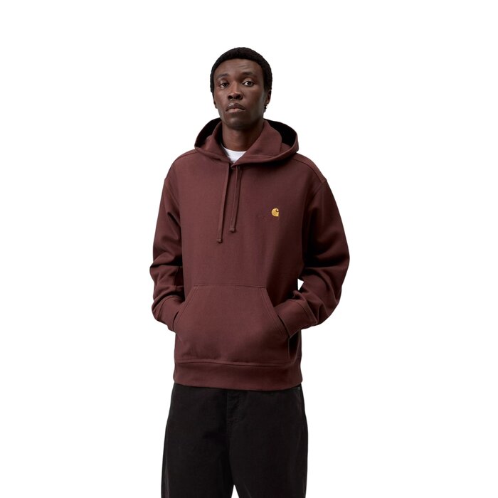 Carhartt WIP Hooded American Script - Amarone