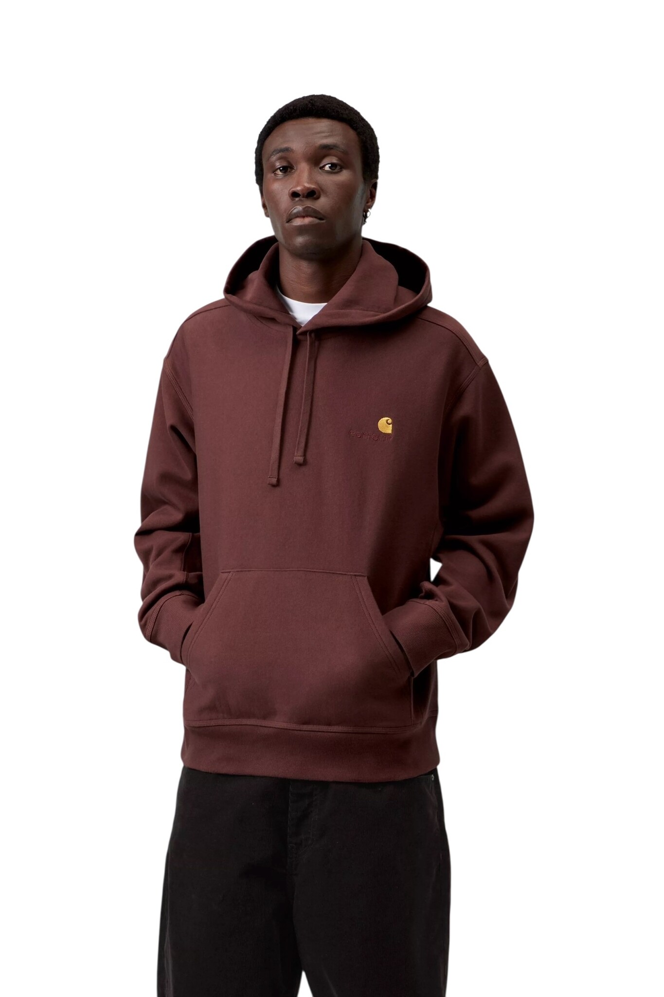 Carhartt WIP Hooded American Script - Amarone