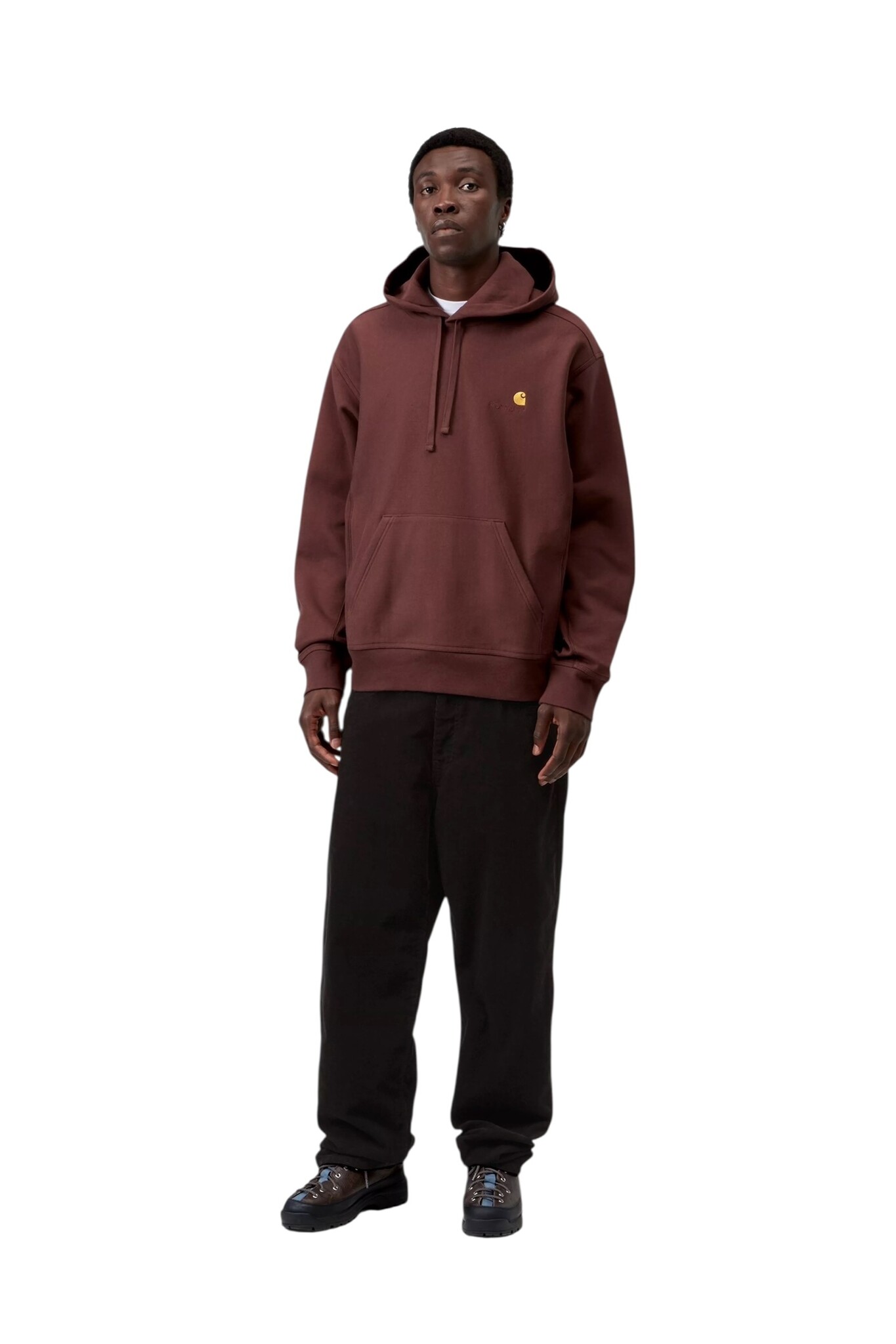 Carhartt WIP Hooded American Script - Amarone