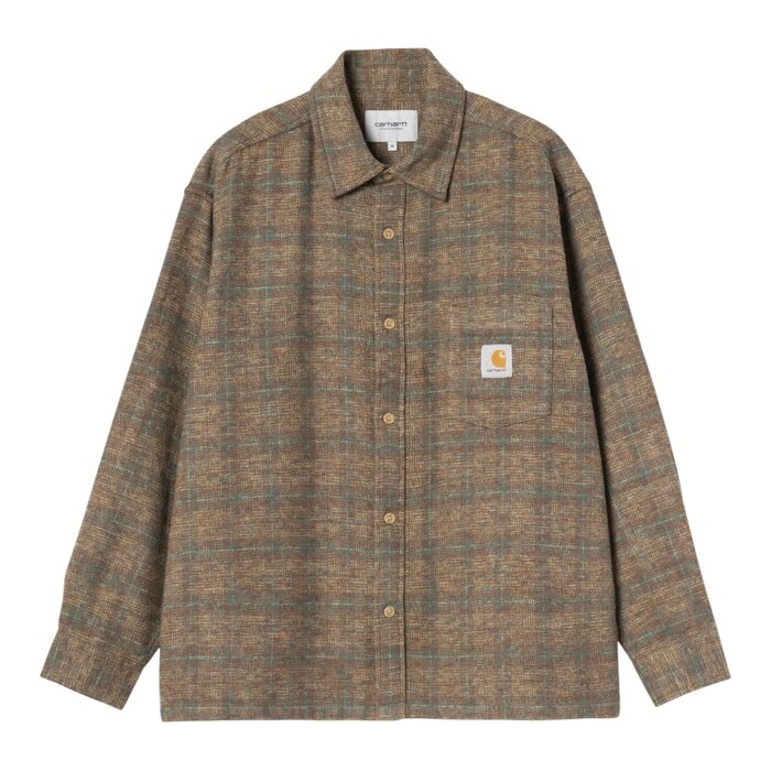 Carhartt WIP L/S Bagley Shirt - Bagley Check/Hamilton Brown