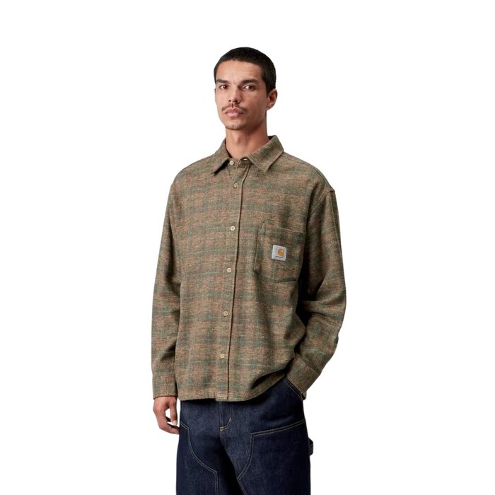 Carhartt WIP L/S Bagley Shirt - Bagley Check/Hamilton Brown