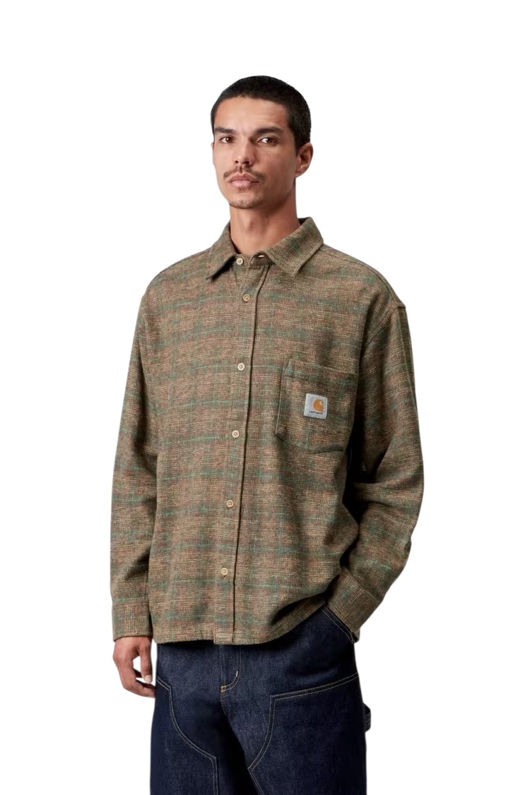 Carhartt WIP L/S Bagley Shirt - Bagley Check/Hamilton Brown