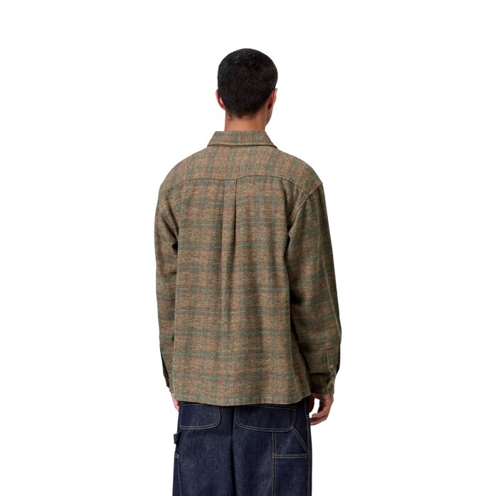 Carhartt WIP L/S Bagley Shirt - Bagley Check/Hamilton Brown