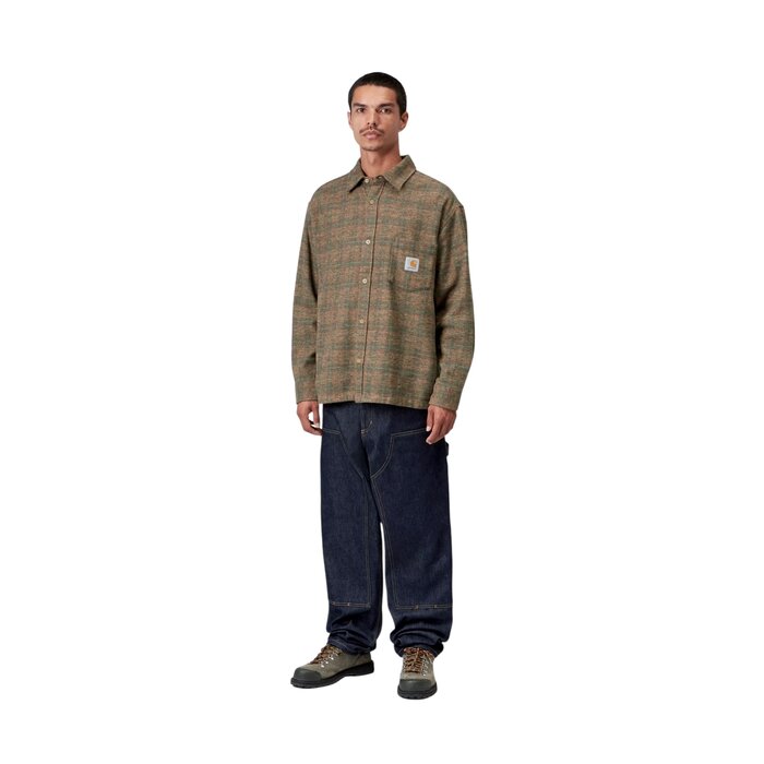 Carhartt WIP L/S Bagley Shirt - Bagley Check/Hamilton Brown
