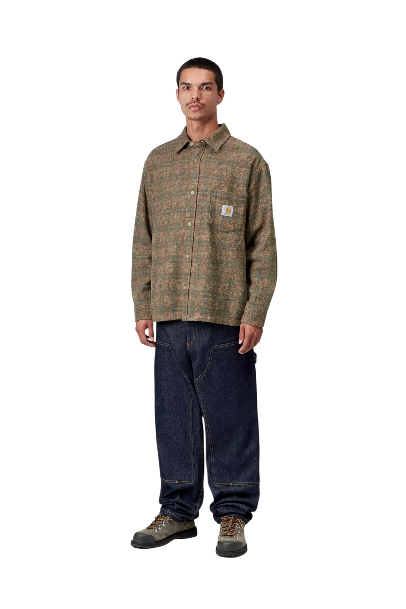 Carhartt WIP L/S Bagley Shirt - Bagley Check/Hamilton Brown