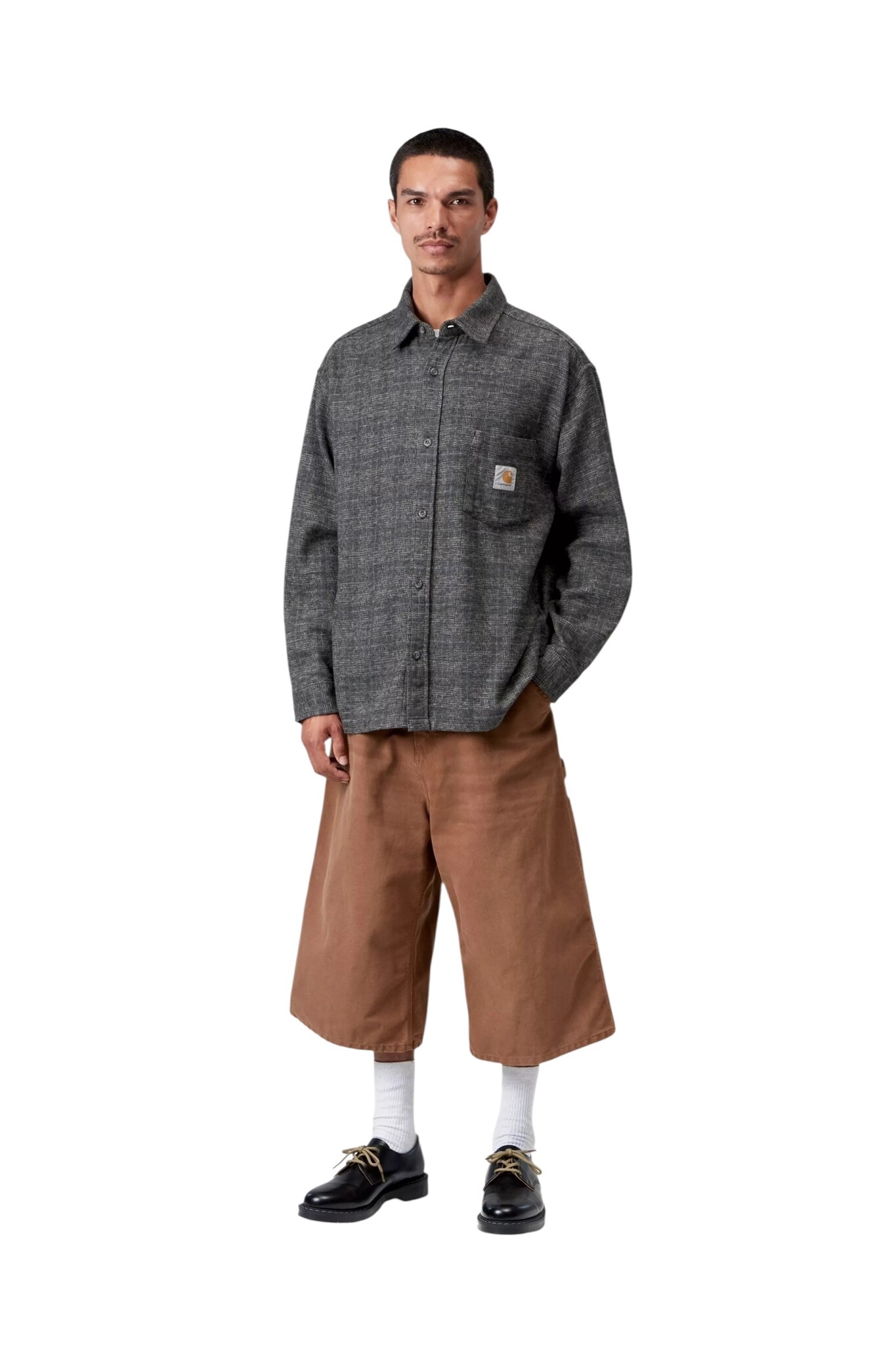 Carhartt WIP L/S Bagley Shirt - Bagley Check/Black
