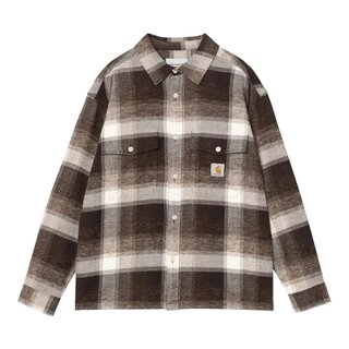 Carhartt WIP L/S Esterson Shirt - Esterson Check/Tobacco