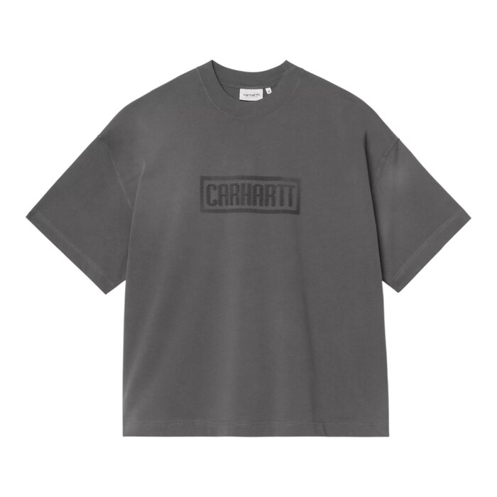 Carhartt WIP S/S Bricky Man T-Shirt - Soot Stone Dyed