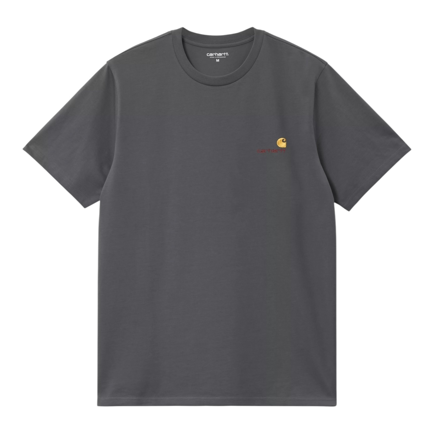 Carhartt WIP S/S American Script T-Shirt - Graphite