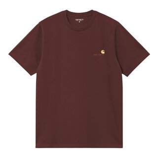 Carhartt WIP S/S American Script T-Shirt - Amarone