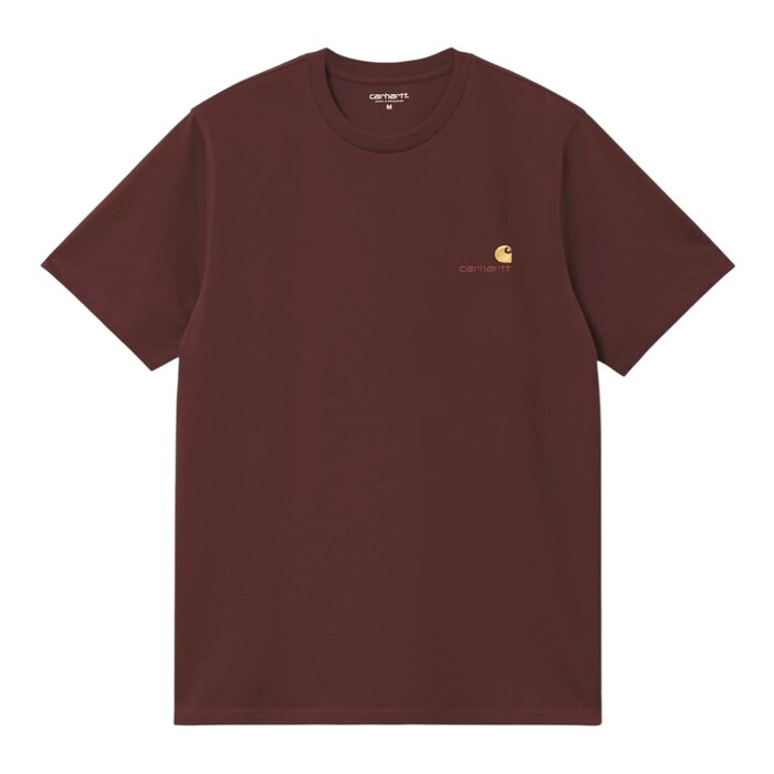 Carhartt WIP S/S American Script T-Shirt - Amarone