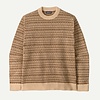M's Recycled Wool-Blend Sweater - Snow Snail/Natural