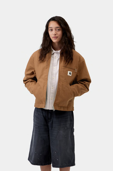 Carhartt WIP W' OG Detroit Jacket - WIP H Brown/Tobacco Rinsed
