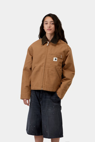 Carhartt WIP W' OG Detroit Jacket - WIP H Brown/Tobacco Rinsed