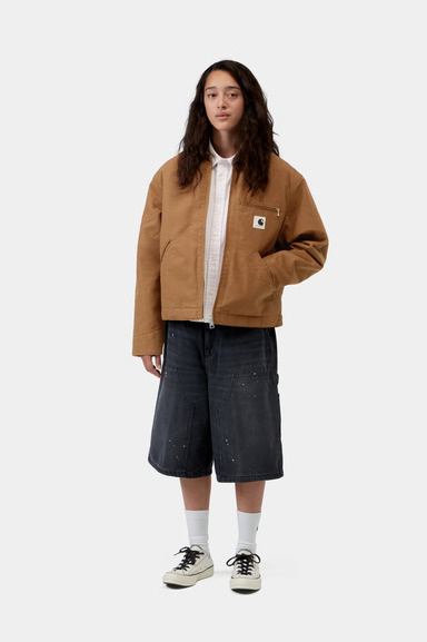 Carhartt WIP W' OG Detroit Jacket - WIP H Brown/Tobacco Rinsed