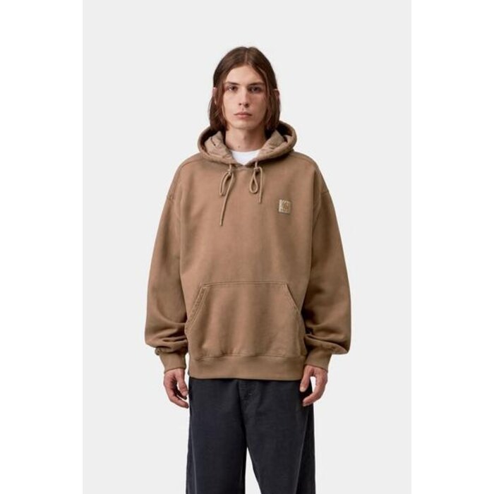 Carhartt WIP Hooded Vista Sweat - WIP H. Brown (Garment Dyed)