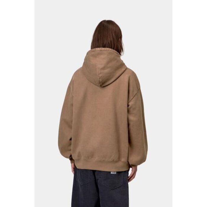 Carhartt WIP Hooded Vista Sweat - WIP H. Brown (Garment Dyed)