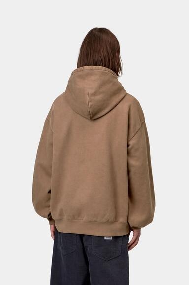 Carhartt WIP Hooded Vista Sweat - WIP H. Brown (Garment Dyed)