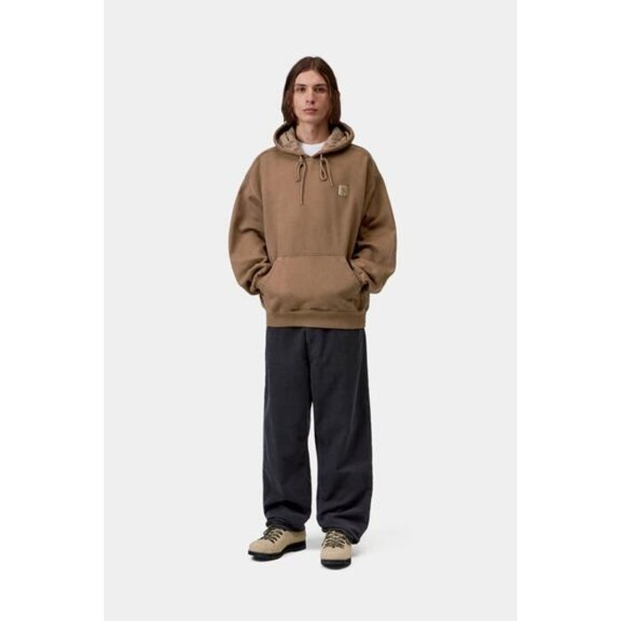 Carhartt WIP Hooded Vista Sweat - WIP H. Brown (Garment Dyed)