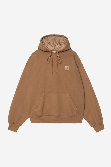 Carhartt WIP Hooded Vista Sweat - WIP H. Brown (Garment Dyed)
