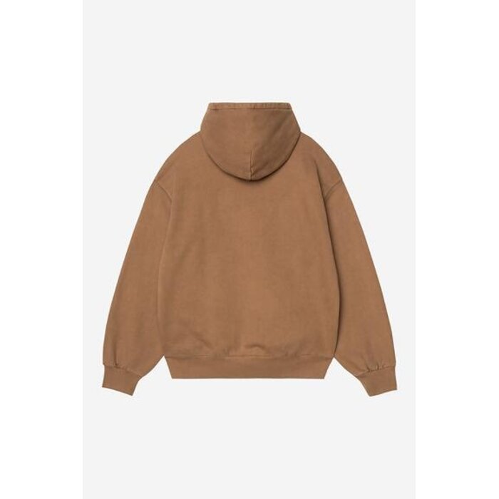 Carhartt WIP Hooded Vista Sweat - WIP H. Brown (Garment Dyed)