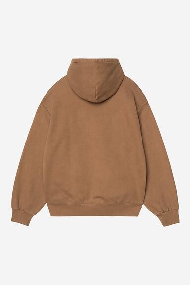 Carhartt WIP Hooded Vista Sweat - WIP H. Brown (Garment Dyed)