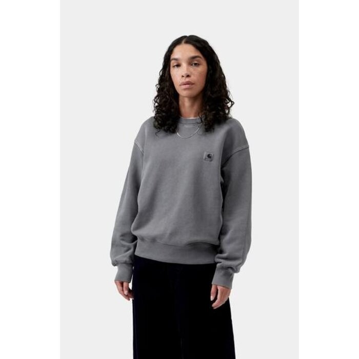 Carhartt WIP W' Nelson Sweatshirt - Styx(Garment Dyed)