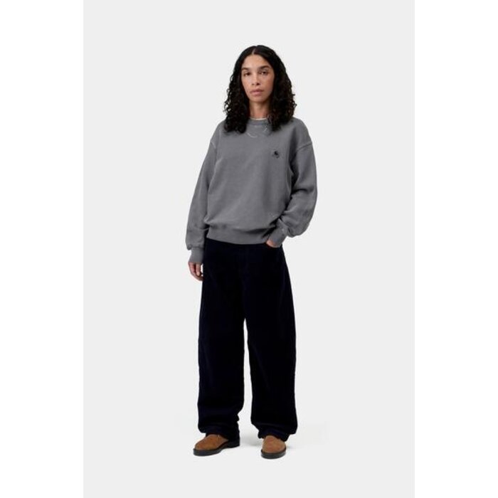Carhartt WIP W' Nelson Sweatshirt - Styx(Garment Dyed)