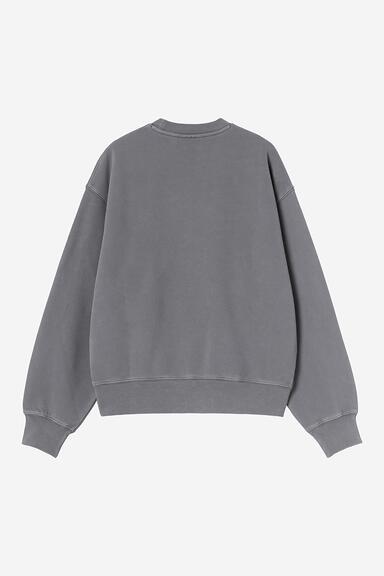 Carhartt WIP W' Nelson Sweatshirt - Styx(Garment Dyed)