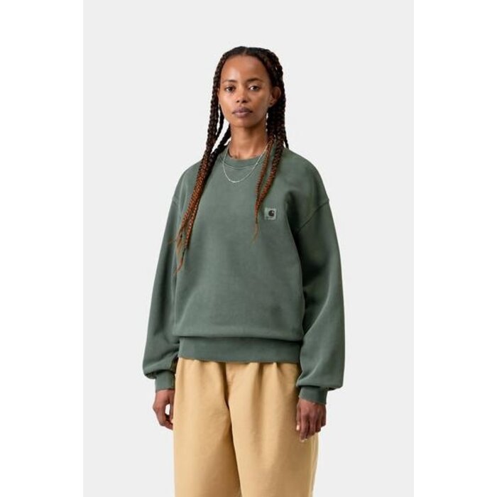 Carhartt WIP W' Nelson Sweatshirt - Dark Scarab(Garment Dyed)