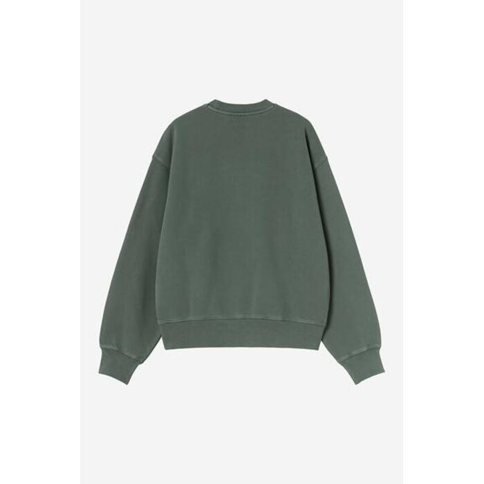 Carhartt WIP W' Nelson Sweatshirt - Dark Scarab(Garment Dyed)