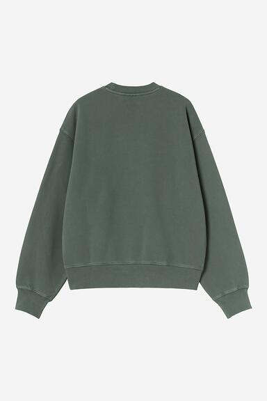 Carhartt WIP W' Nelson Sweatshirt - Dark Scarab(Garment Dyed)