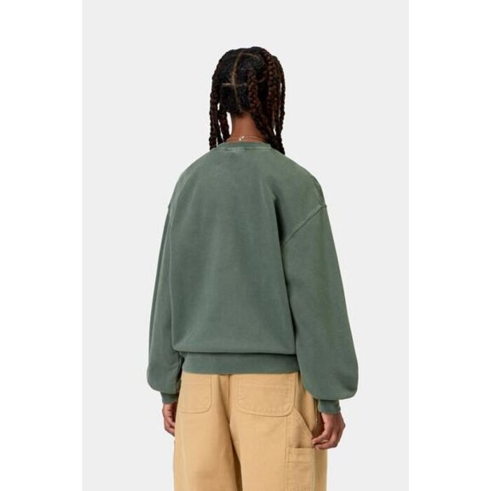Carhartt WIP W' Nelson Sweatshirt - Dark Scarab(Garment Dyed)